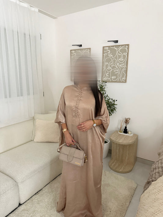 Abaya dubaï beige clair