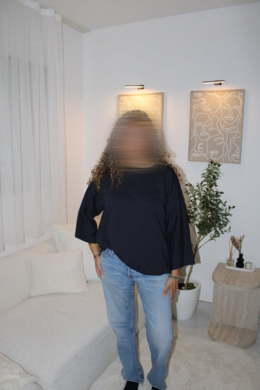 T-shirt bleu marine