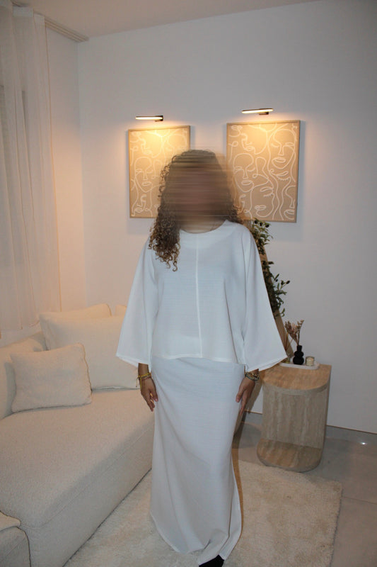 Ensemble jupe Blanc