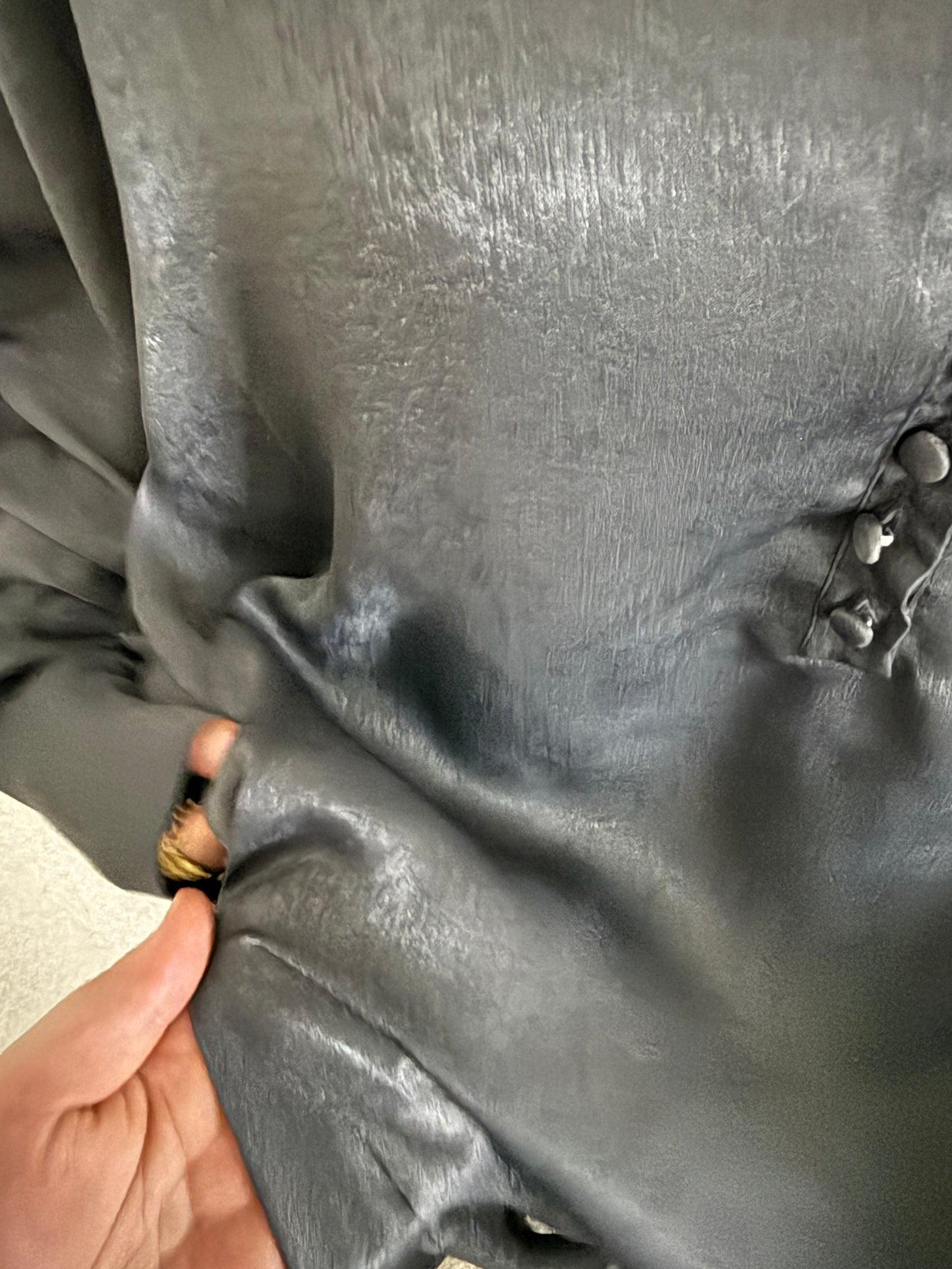 Abaya Dubaï gris foncé
