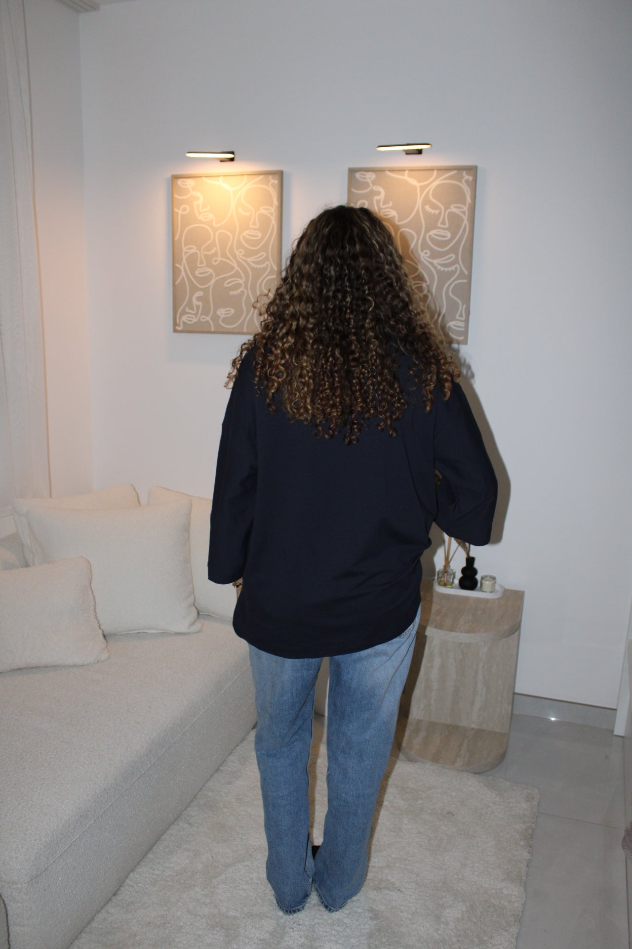 T-shirt bleu marine